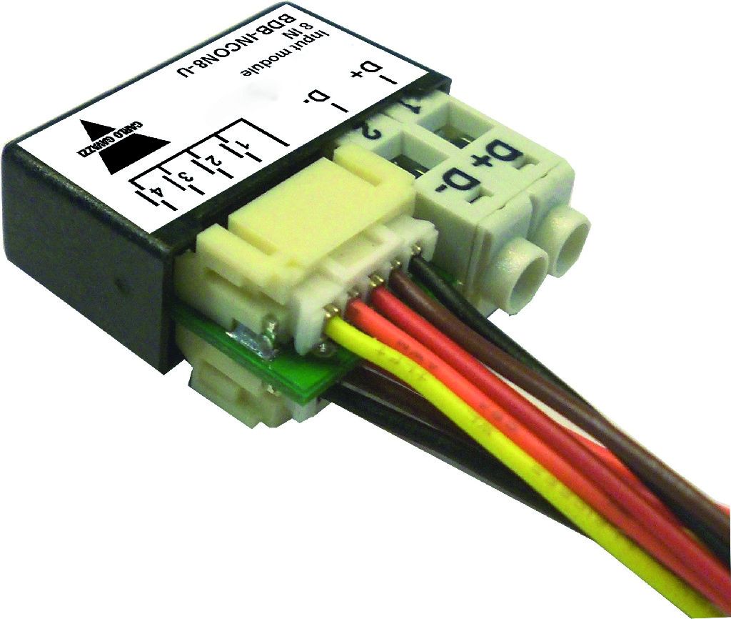 Ingång Tryckknappsinterface BDB-INCON8-U